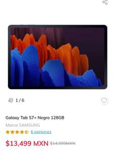 Sanborns: Samsung Galaxy Tab S7+ plus 12,4"
