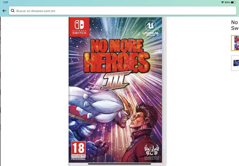 Amazon: No more heroes 3 switch