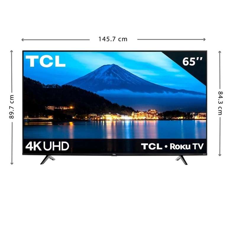 Walmart: TV TCL 65 Pulgadas 4K Ultra HD Smart TV LED 65S443
