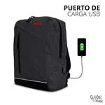 Amazon: Mochila para Hombre Laptop Puerto USB con Bandolera/Mariconera y Lapicera Incluida