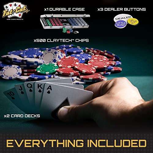 Amazon: Kit de 500 Fichas para Poker