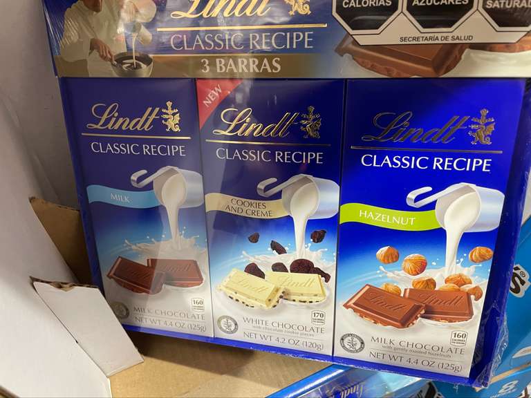 Costco San Luis Potosi: Lindt 3 barras de chocolate