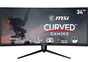 Amazon: Monitor MSI Ultrawide 34" a msi