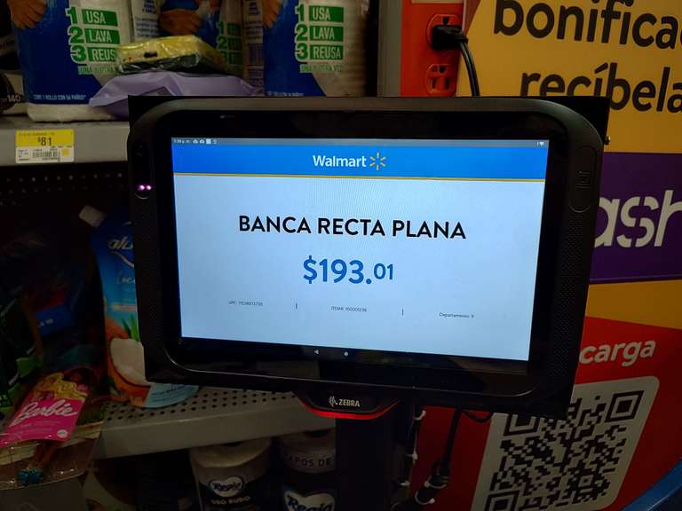 Banca plana (Walmart)