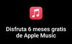 6 meses gratis Apple Music (AirPods, HomePod mini o productos Beats válidos)
