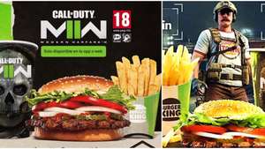 Burger King: Combo Modern Warfare II (Skin de operador gratis + 1 hora de doble XP) *7 Nov*