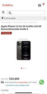 Elektra:: Apple iPhone 12 Pro 5G Grafito 128 GB Reacondicionado Grado A