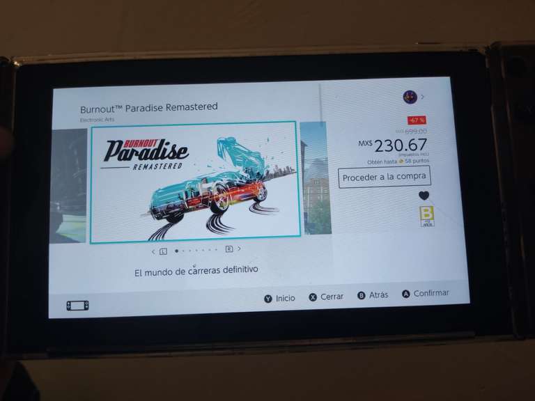 Burnout Paradise Remastered Digital Nintendo Switch