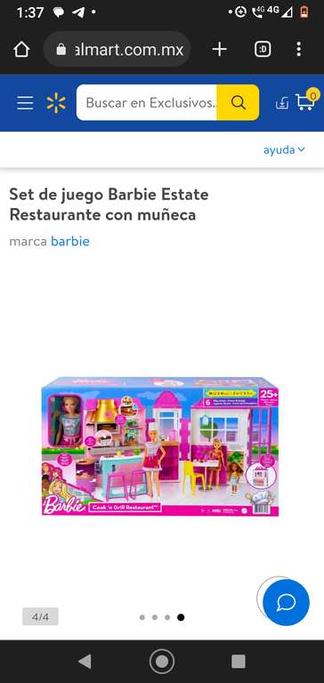Restaurante Barbie, Walmart