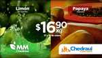 Chedraui: MartiMiércoles de Chedraui 17 y 18 Enero: Naranja ó Zanahoria $9.50 kg • Papaya ó Limón sin Semilla $16.90 kg