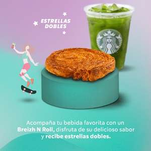 Starbucks Rewards - Estrellas dobles al comprar un Breizh N' Roll