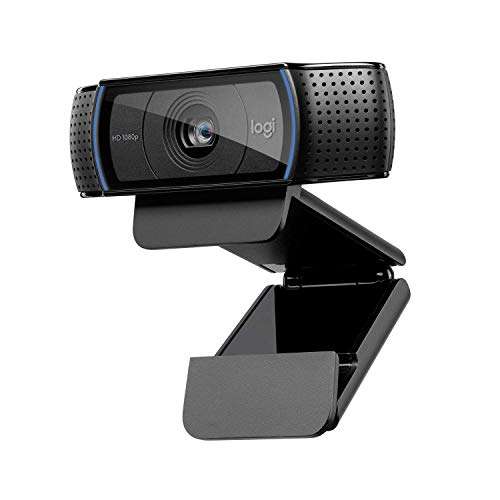 Amazon: Logitech C920 HD Pro Webcam con Tapa de privacidad, FULL HD 1080p/30 fps