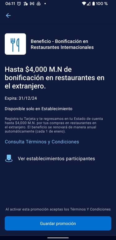 American Express: bonificación de hasta $4,000 en restaurantes en el ***extranjero*** (Platinum de SERVICIOS)
