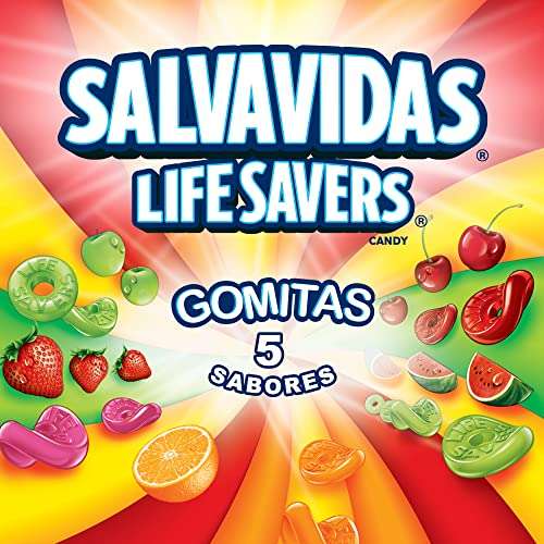 Amazon: Gomitas LiveSavers Salvavidas 5 Sabores 9 Pack de 56g c/u