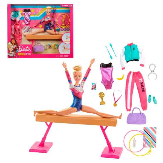 Amazon: Barbie gimnasta