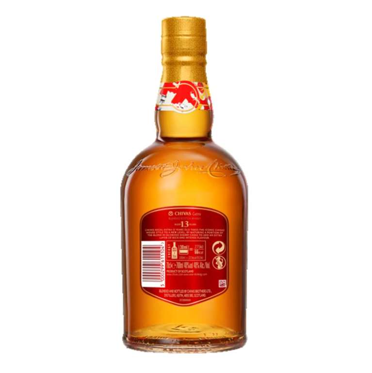Amazon: Chivas Regal Extra 13 años Sherry Whisky Blended Scotch 750ml con descuento
