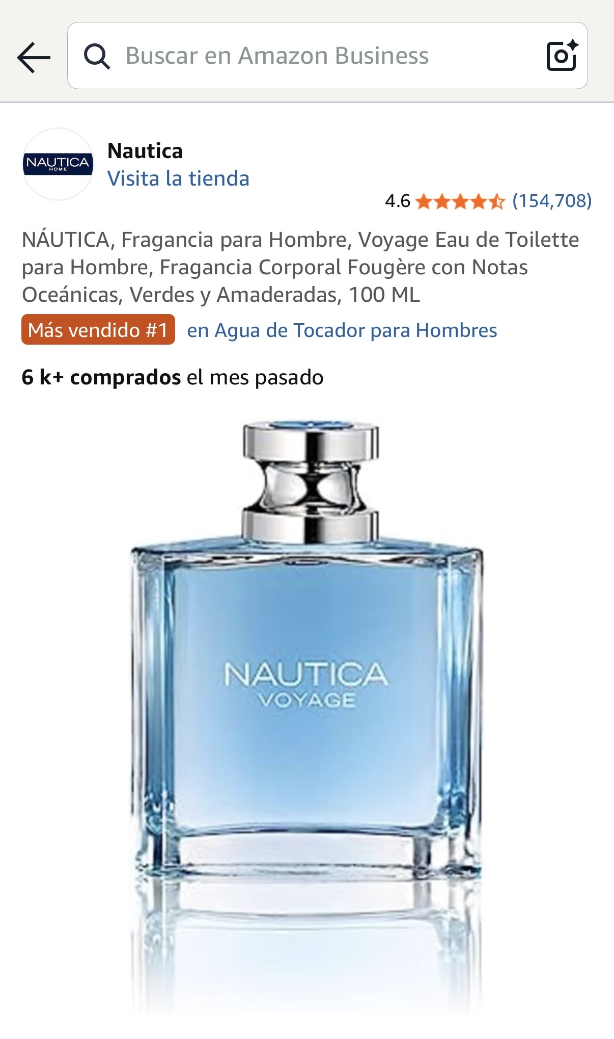 Amazon Business: Perfume Nautica Voyage 100ml