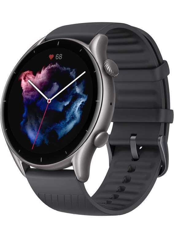 Amazon: Amazfit Smartwatch GTR 3, con GPS, Bluetooth, Aluminio, Negro