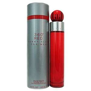 Amazon: Perfume Perry Ellis - Aerosol EDT 360 Red para hombre, 3.4 onzas