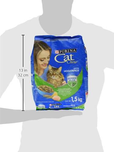 Amazon: Purina Cat Chow Hogareño Carne Bolsa de 1.5kg | Envio gratis prime