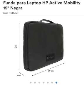 Coppel: Funda para Laptop HP Active Mobility 15" Negra