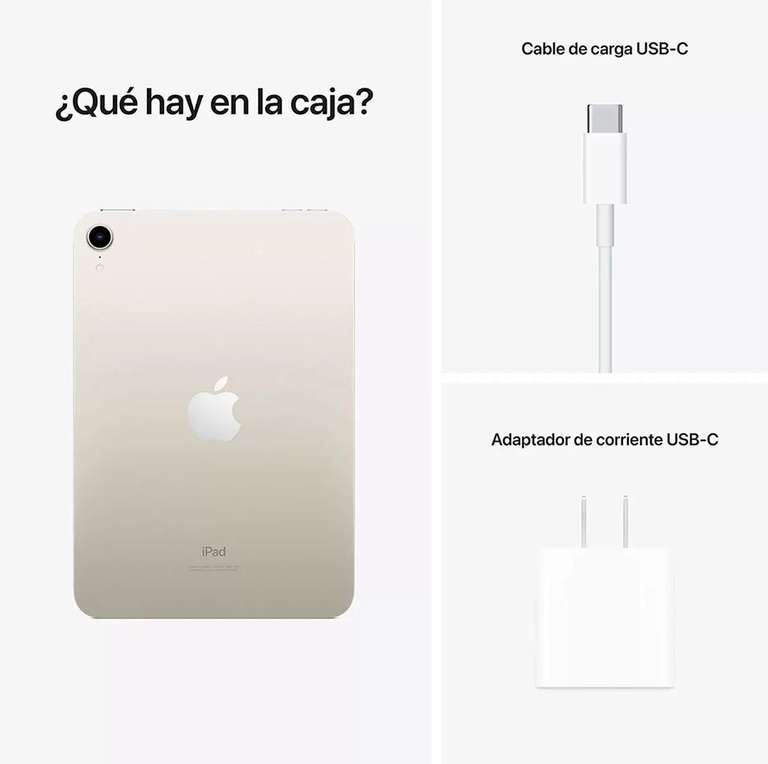 Costco: Apple iPad Mini 8.3" Wi-Fi 64GB Blanco Estrella