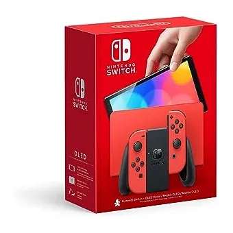 Linio: Consola Nintendo Switch OLED Edicion Mario Rojo (pagando con paypal) 9 msi