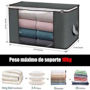 Amazon: 8 Pack Bolsas de almacenamiento de ropa. 60x43x35cm c/u