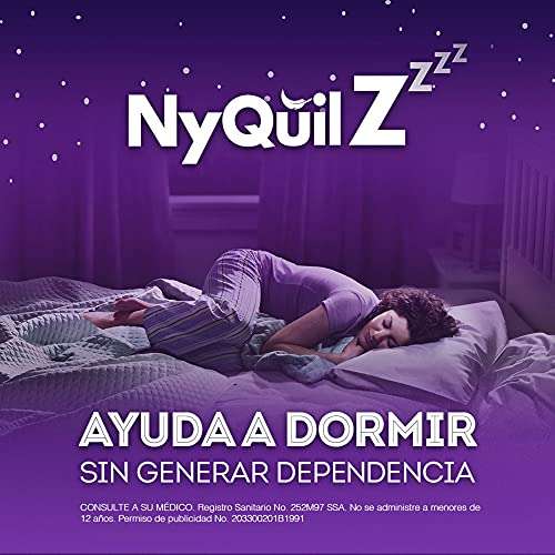 Amazon: NyQuil Z - Difenhidramina 25 mg con 30 unidades | Planea y Ahorra, envío gratis con Prime