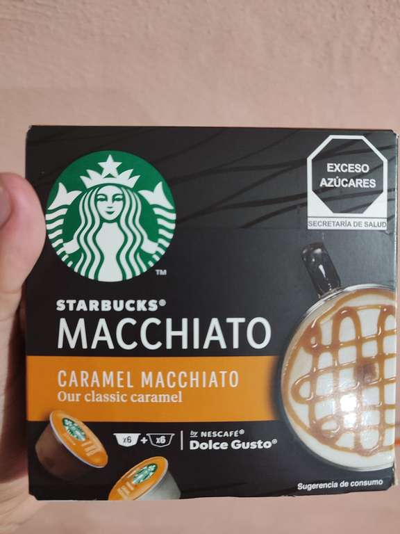 Soriana cápsulas Caramel Macchiato Starbucks