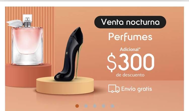 Linio: Venta Nocturna Perfumes, Hasta $300 OFF en compra mín de $1199