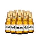 Amazon: Cerveza Clara Modelo Especial 12 botellas de 355 ml