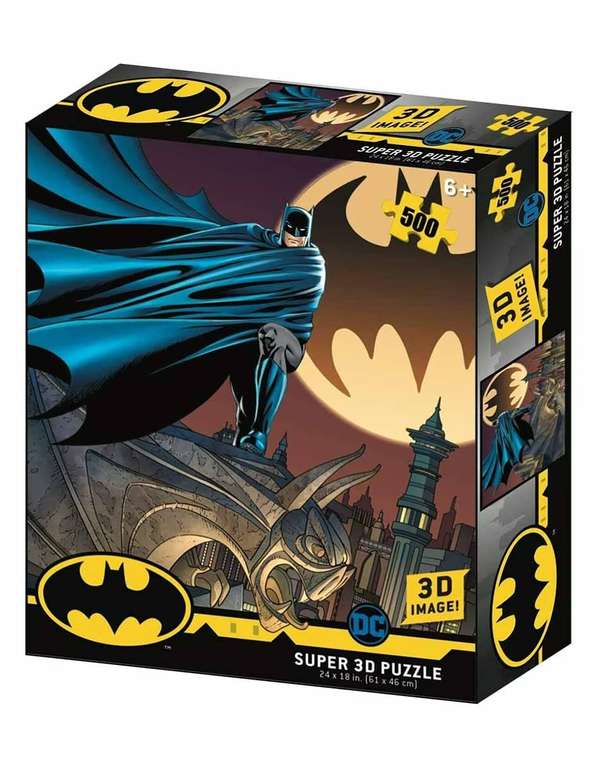 Liverpool: Rompecabezas Batman 3D de 500 piezas, y otros mas en 99 pesos, envio gratis