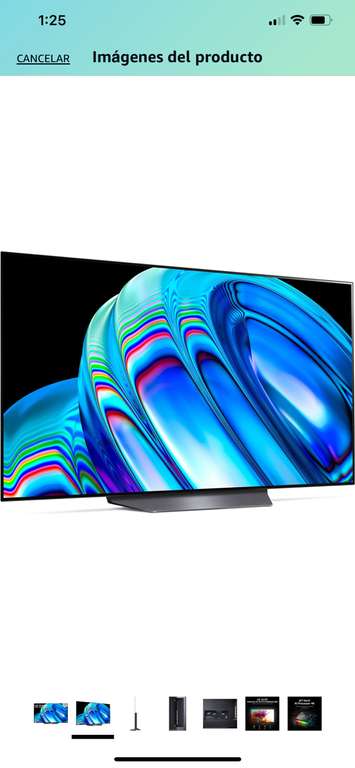 Amazon: Pantalla LG OLED Evo TV 55" 4K smart WebOS con Banorte
