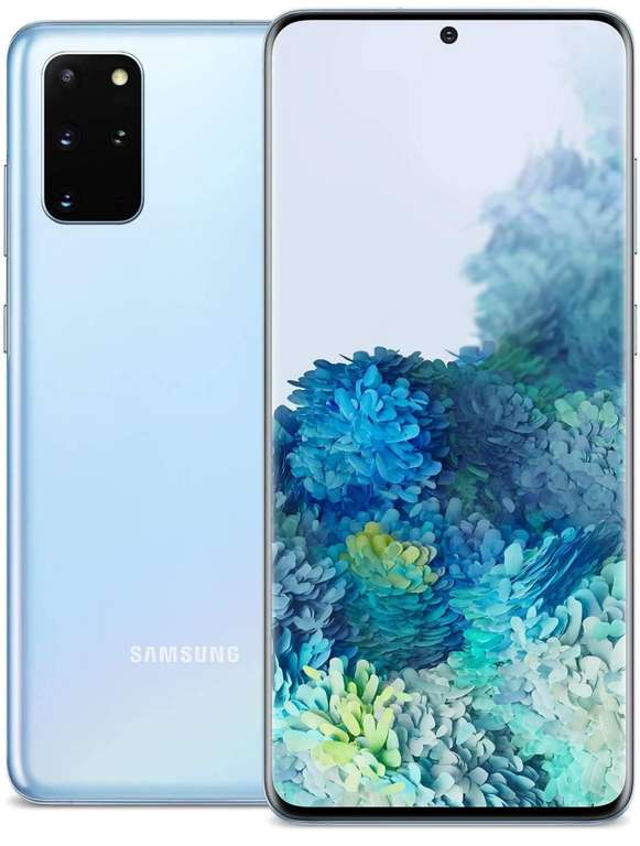 Amazon: Samsung Galaxy S20+ 5G 128GB azul nube completamente desbloqueado Smartphone (Reacondicionado)+SD865 5G