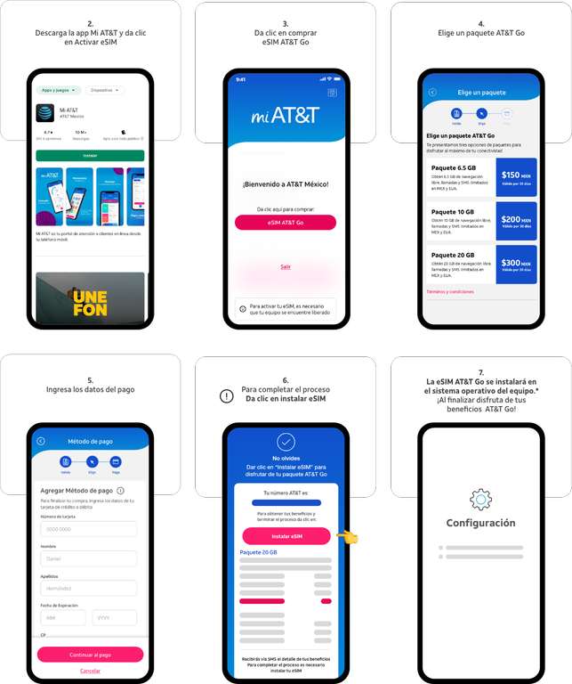 Activa tu eSIM AT&T sin costo en la app Mi AT&T | Promodescuentos