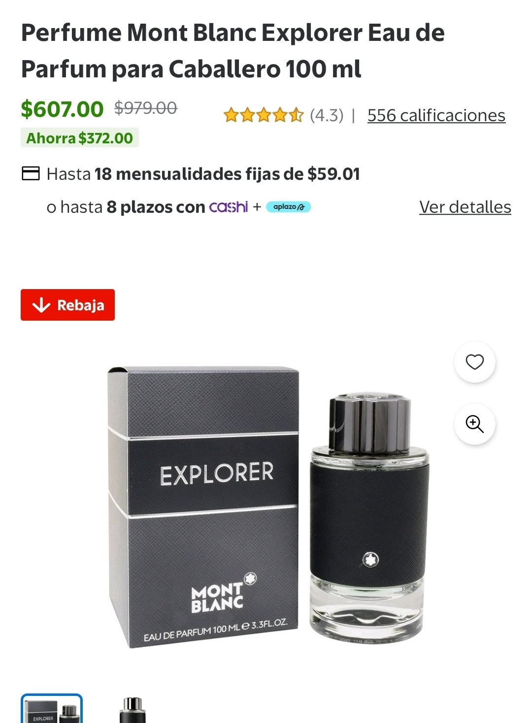 Walmart: perfume mont blanc explorer