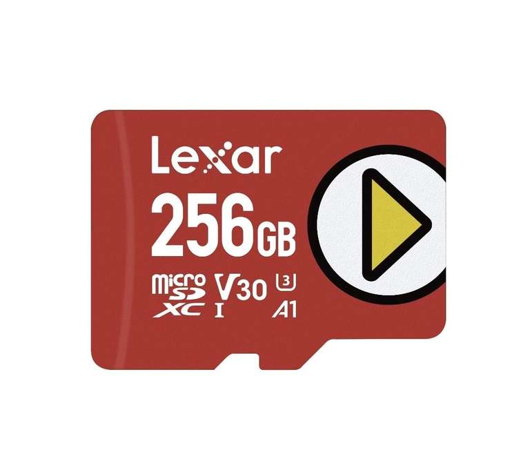 Amazon: Lexar Play Tarjeta microSDXC UHS-I de 256 GB