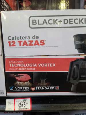 CHEDRAUI: Cafetera black + decker 12 tazas