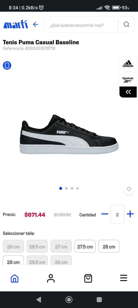 Martí Tenis puma varias tallas - promodescuentos.com