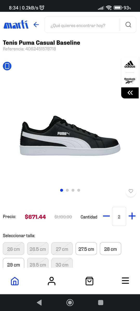 Martí Tenis puma varias tallas - promodescuentos.com