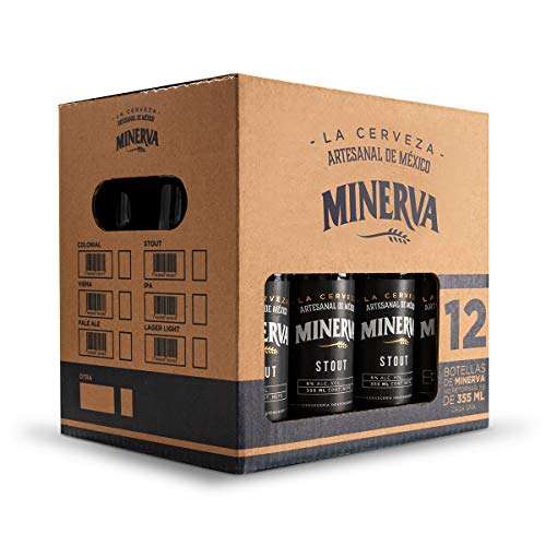 Amazon: Cerveza Minerva Stout 12 pack