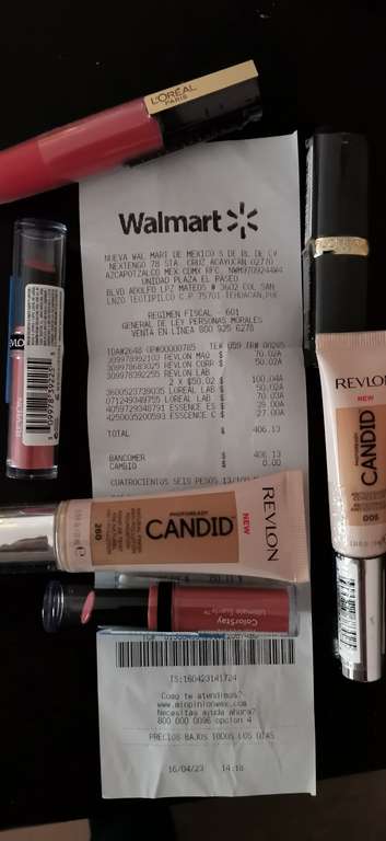 Walmart: Cosméticos en su segunda liquidación en 50 y 70 peachcoins