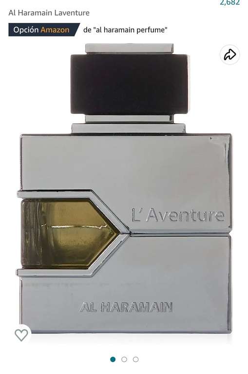 Amazon: Perfume Al Haramain Laventure 100 mL