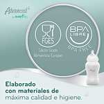 Amazon: Advanced by Evenflo, Set de Biberones Anticólicos Cuello Ancho, Flujo Lento 5oz/150ml y Flujo Medio 9oz/270ml, 4 piezas