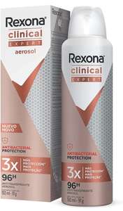 Amazon: Rexona Clinical Antibacterial Protection Desodorante Antitranspirante para Mujer en Aerosol 91 g (Planea y Ahorra)