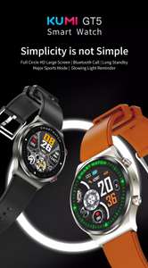 AliExpress KUMI GT5 Smartwatch con RGB 2021( con cupon de vendedor y cupon por el programa compra y ahorra)