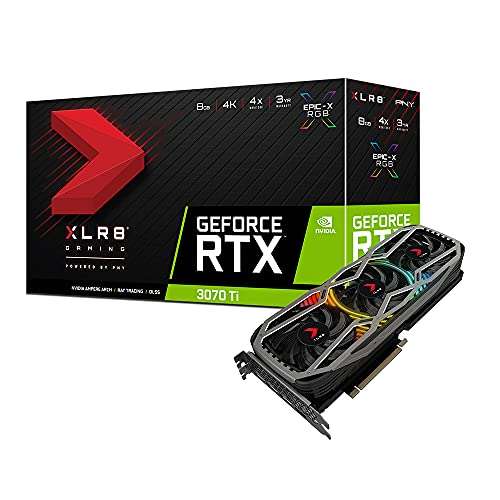 Amazon PNY GeForce RTX 3070 Ti 8GB XLR8 Gaming Revel Epic-X RGB Triple Fa