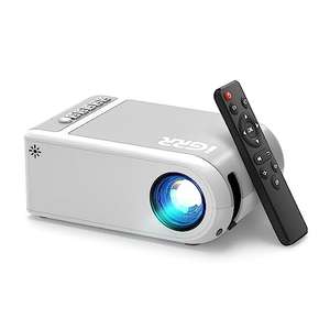 Amazon: Mini proyector portátil, iGRR proyector de video de cine en casa compatible con 1080P