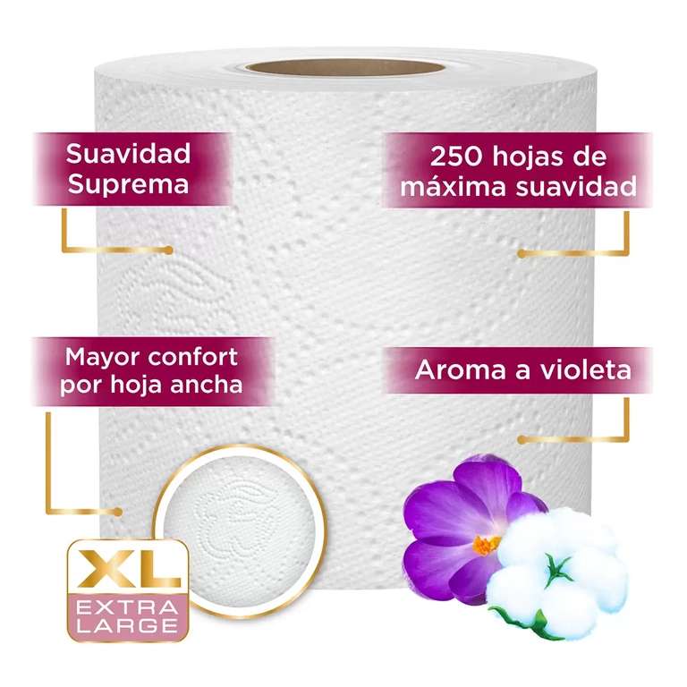 Costco papel higiénico Kleenex Cottonelle Violet Blossom Papel Higiénicoo